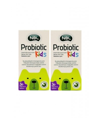 Probiotic Kids 30 Çiğneme Tableti-2 Adet-