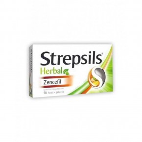 Strepsils Herbal Zencefil Aromalı 16 Pastil