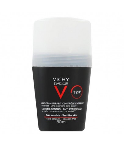 Vichy Homme - Terleme Karşıtı Deodorant Roll On 50 Ml